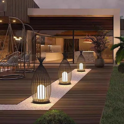 AquaGlow Outdoor Floor Lamp