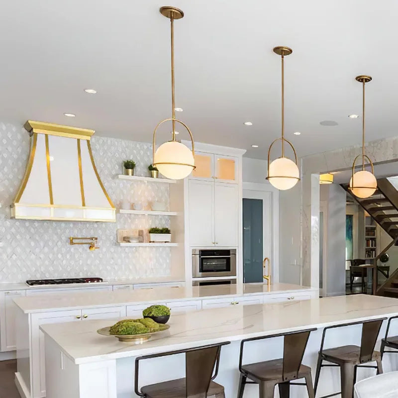 Nordic Glass Ball Ceiling Lamp