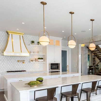 Nordic Glass Ball Ceiling Lamp