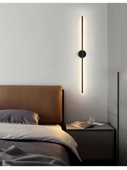 Modern LED Long Wall Lamp Nordic Minimalist Living Room Sofa