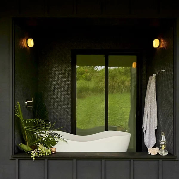 Round Glass LED Wall Sconce