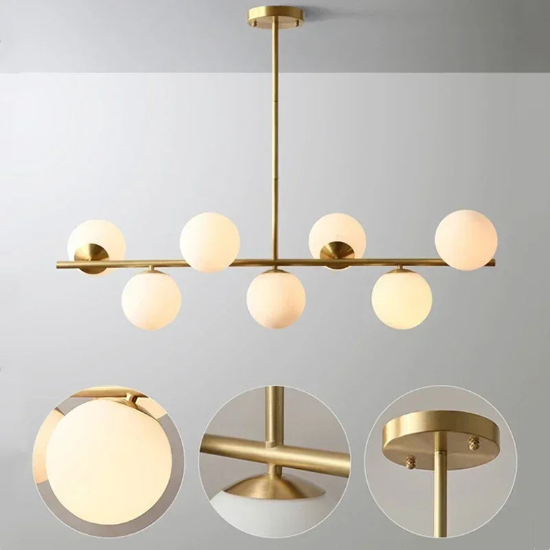 JIANKEXING Modern Glass Chandelier