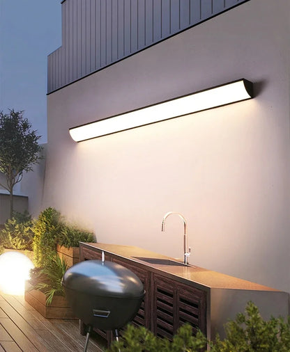 Long Strip Wall Outdoor Lamp