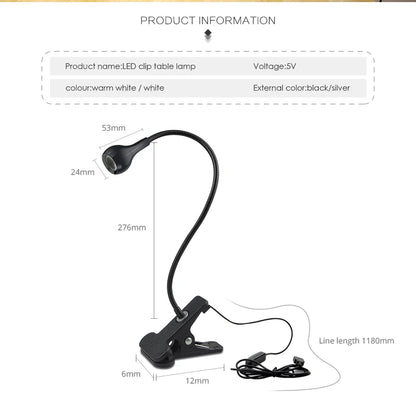 FlexiGlow USB Reading Light