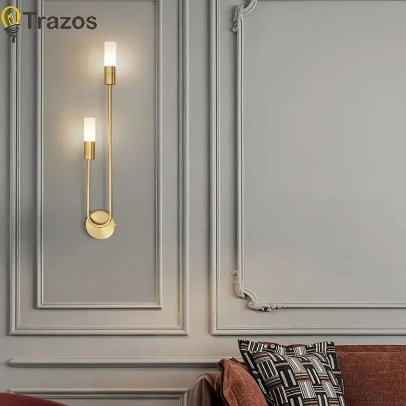 NordicLux Black Gold LED Wall Lamp