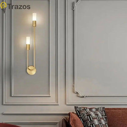 NordicLux Black Gold LED Wall Lamp