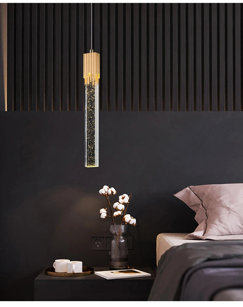 Crystal Rod LED Pendant