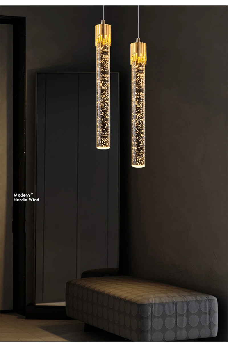 Crystal Rod LED Pendant