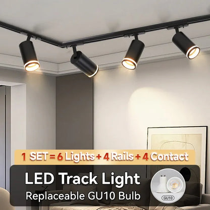 Track Light Fixture Set Led Rail Lighting