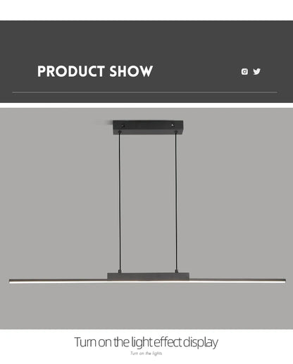 Slim Linear LED Pendant