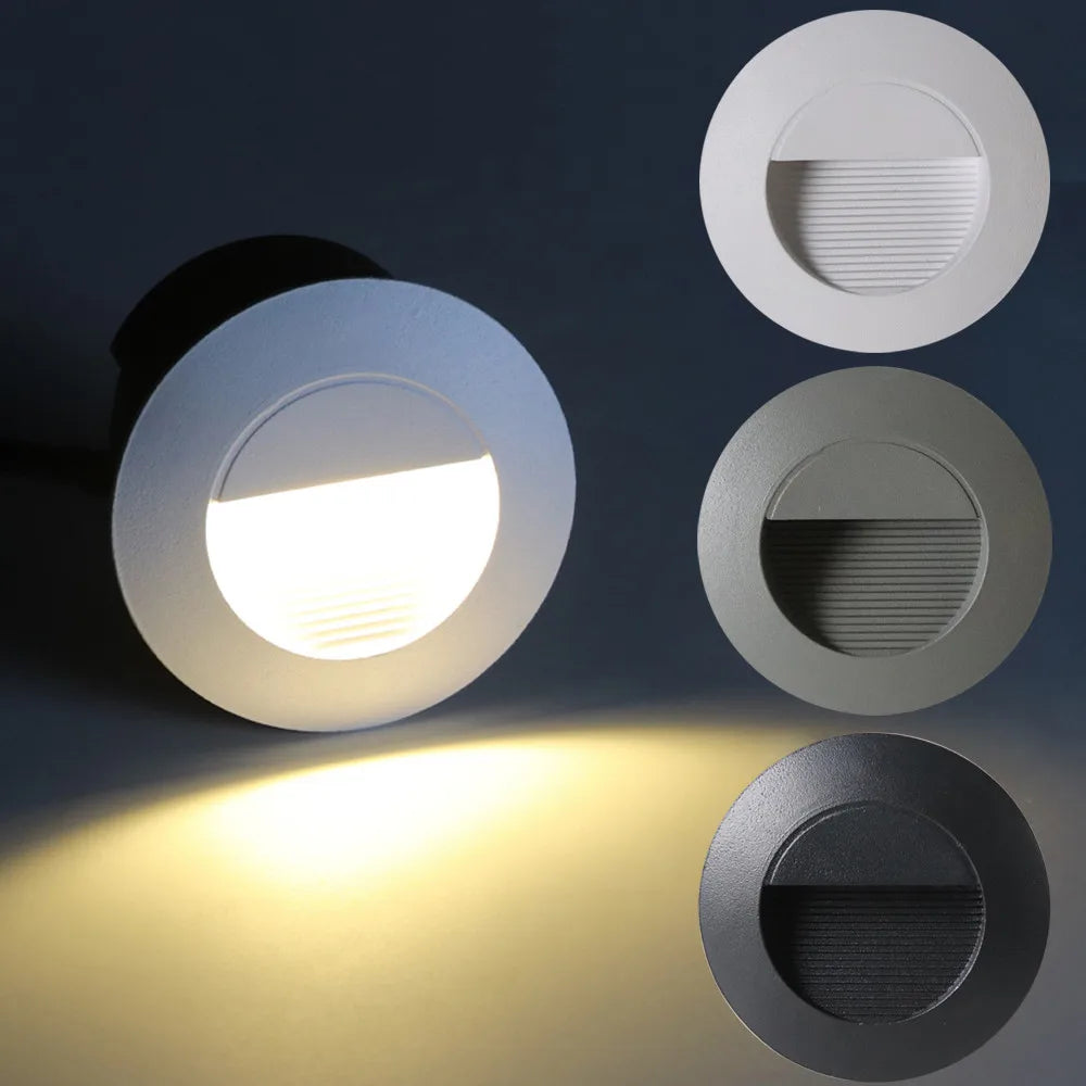 GlowStep 3W LED Waterproof Wall Lamps