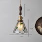 IWHD Nordic Glass LED Pendant Lights Fixtures