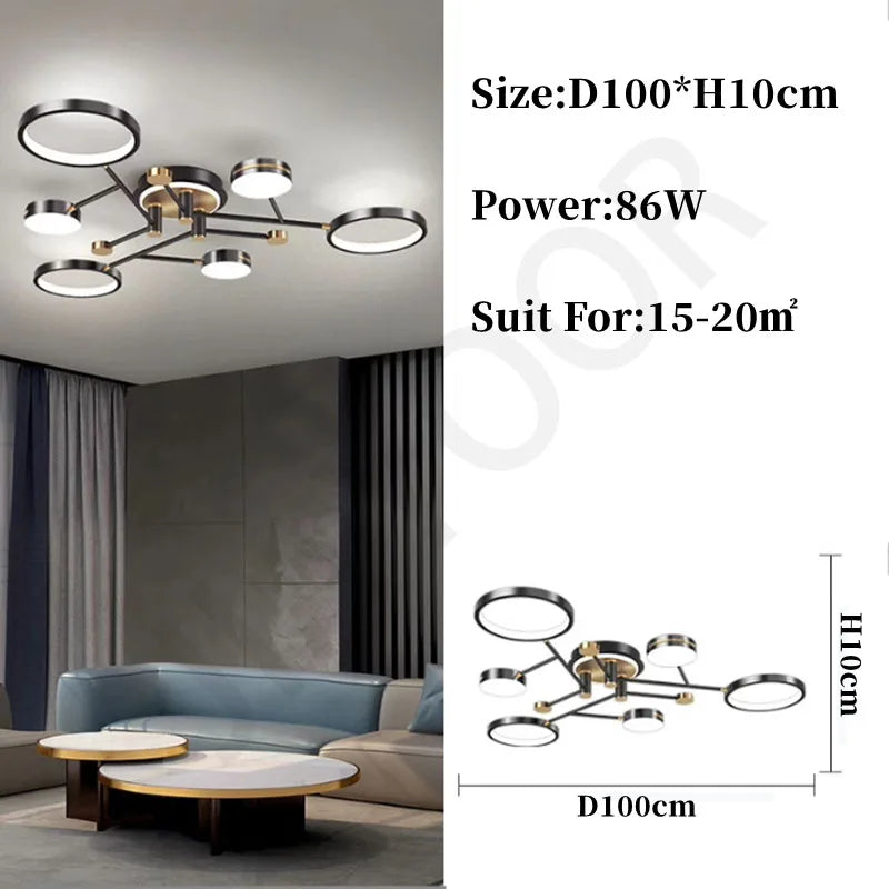 Nordic Luxe LED Pendant Light Fixture