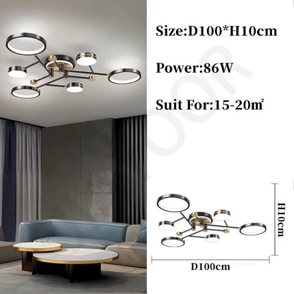 Nordic Luxe LED Pendant Light Fixture