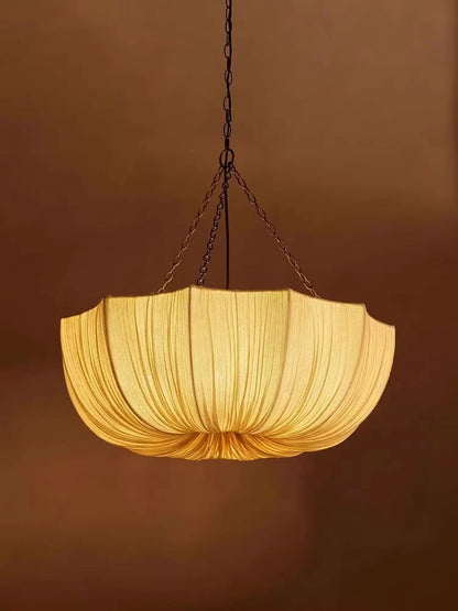 Wabi-Sabi Fabric Chandelier
