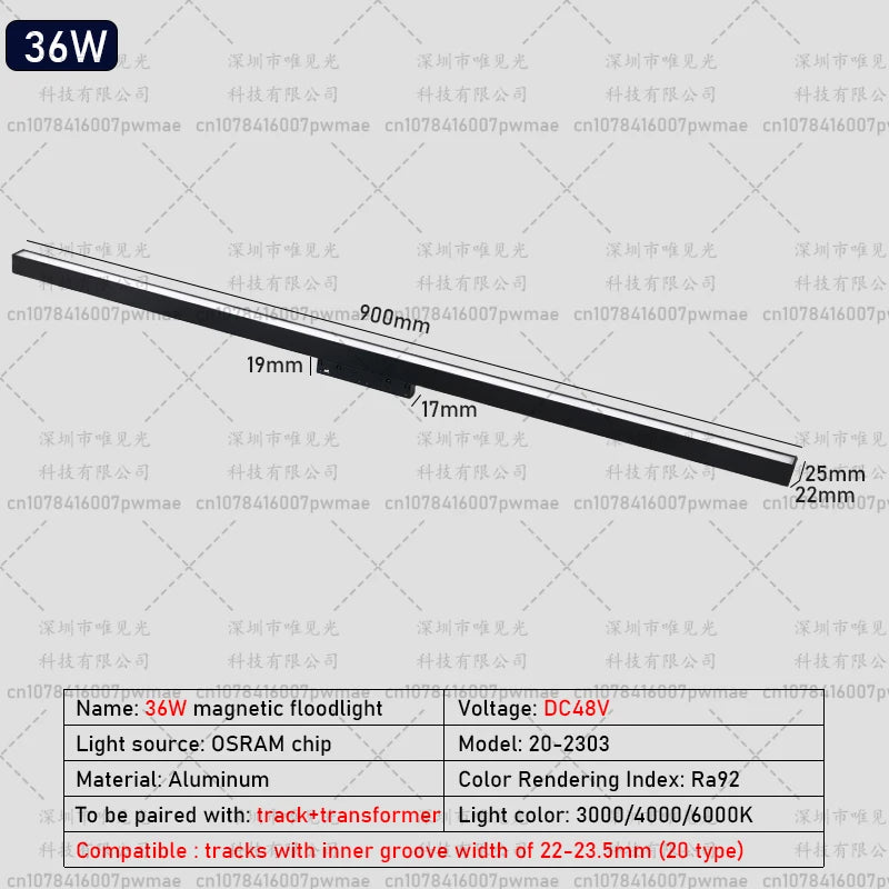 MagnaGlow Ceiling Track Light System