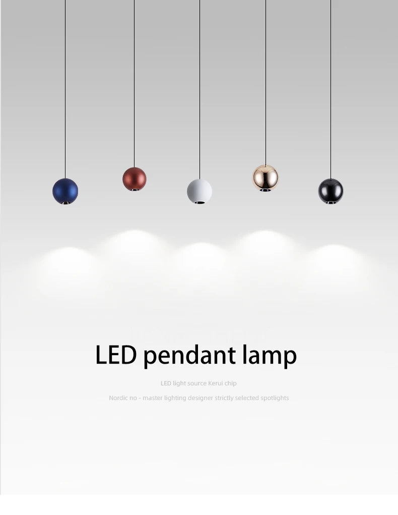 Aluminum Ball Pendant Light