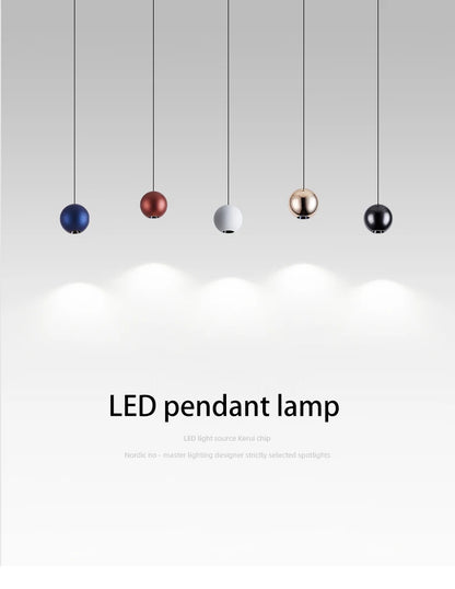 Aluminum Ball Pendant Light