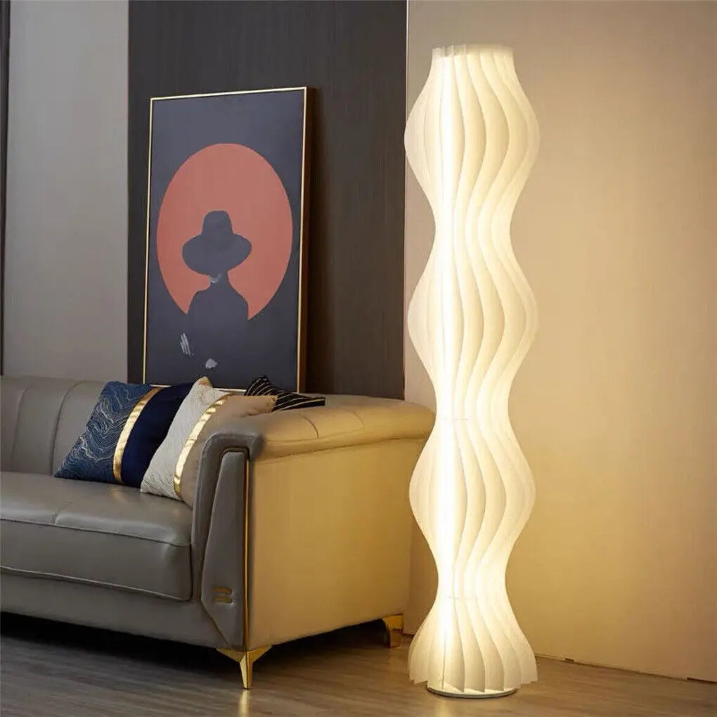 Tall Wave LED Floor Lamp, 170 cm, Dimmable 3-Color
