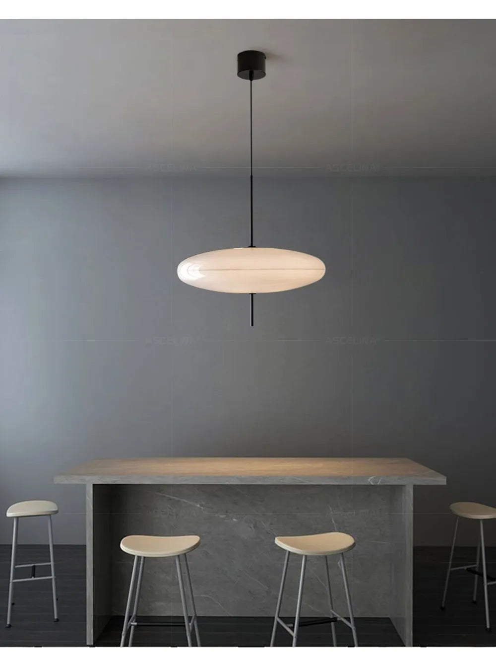 Modern Flying Saucer Pendant Light 50cm