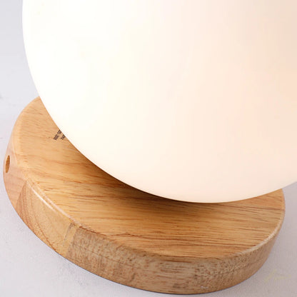 Lava Ball White Glass Ball Ceiling Lamp