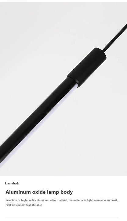 Modern LED Long Pendant Lights for Dining Room