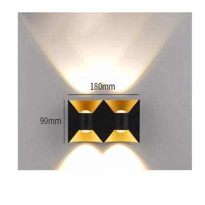 AluGlow Waterproof LED Porch Wall Sconce