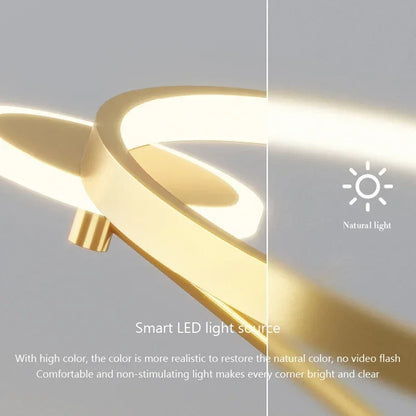 SmartGlow Circular LED Chandelier