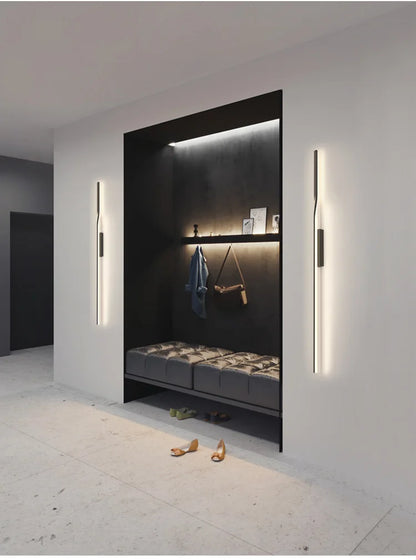 Elegant Black LED Wall Sconce for Modern Spaces