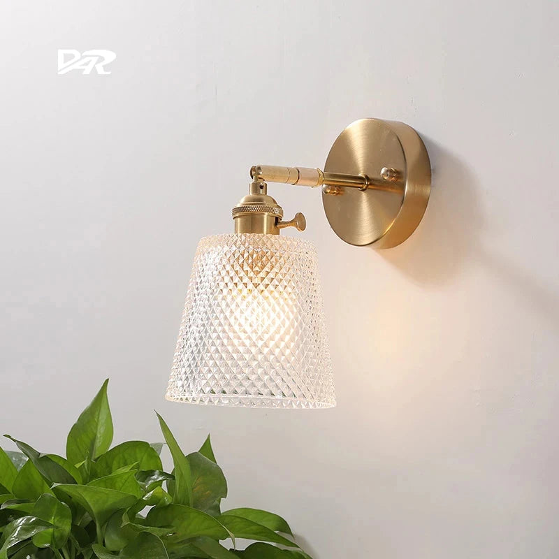 Illuminate: Elegant Glass Wall Sconce for Any Room