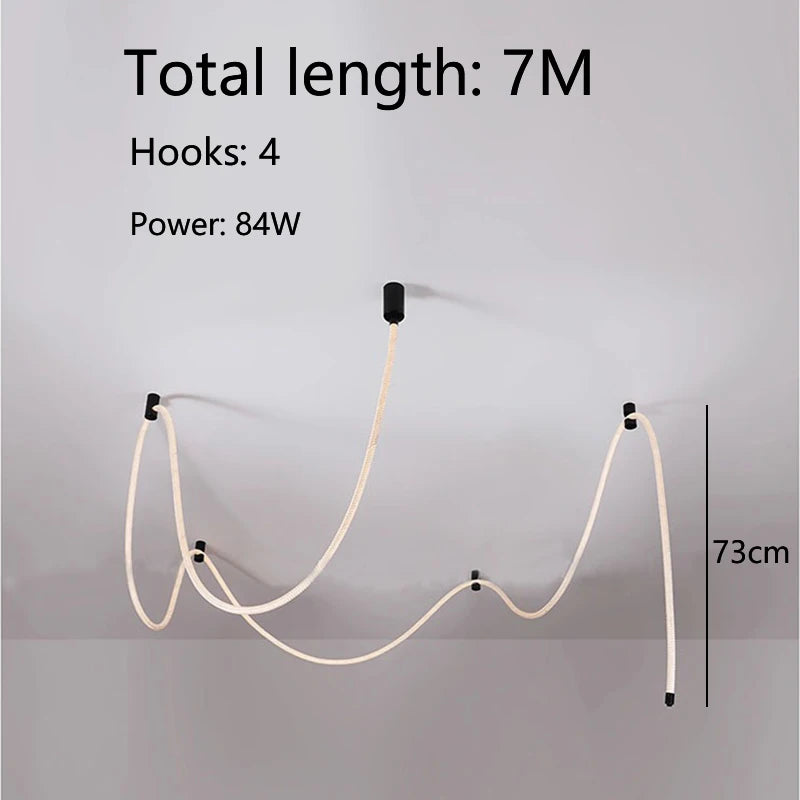 Nordic Braid LED Chandelier