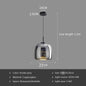 LED Glass Pendant Light Light Luxury Pendant Lamp Deco