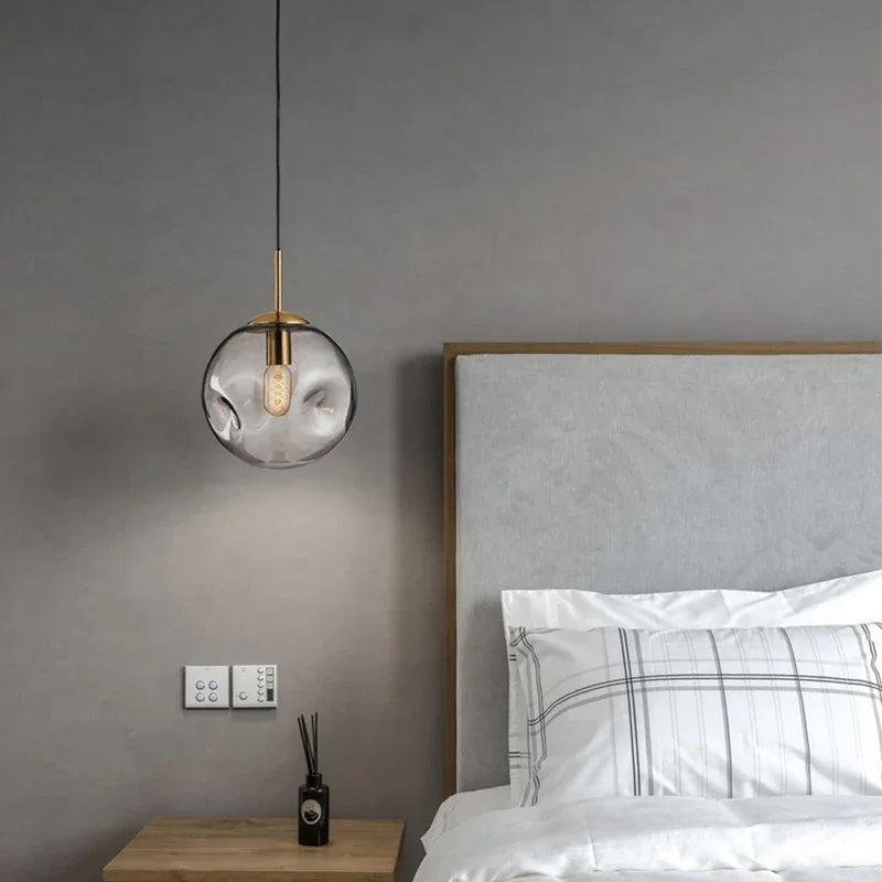Nordic Glass Ball Pendant Light