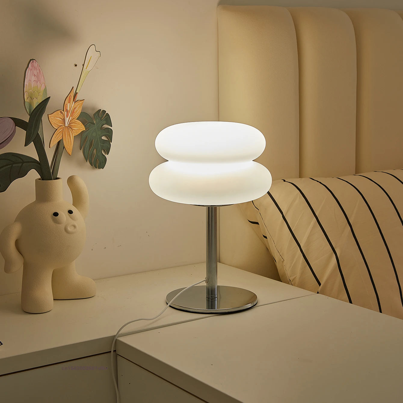 Tricolor Creamy Glow USB Table Lamp