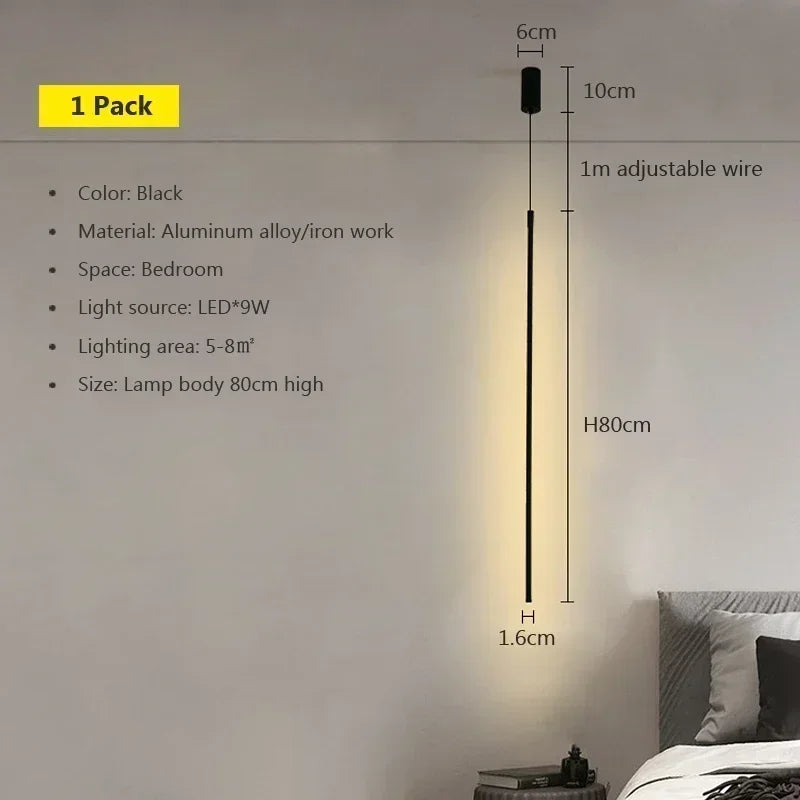 Modern LED Long Pendant Lights for Dining Room