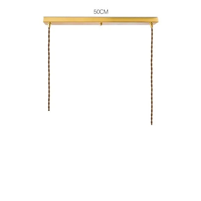 White Ceramic Brass Pendant Light