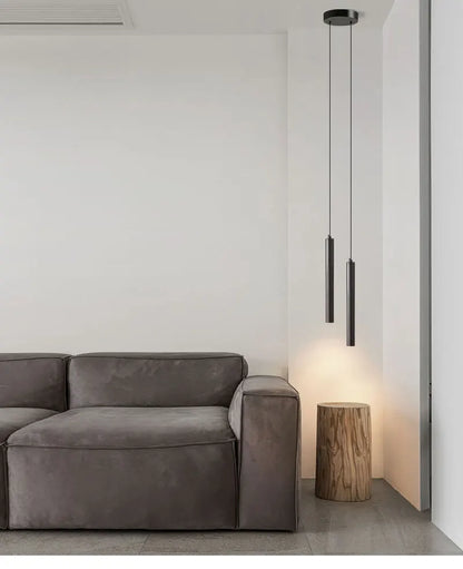 Black LED Cord Pendant