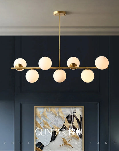 Modern 6-7 Heads Magic Bean Glass Chandelier