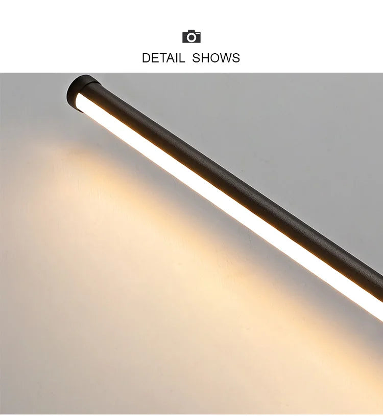 Modern Long LED Wall Lights for Bedroom