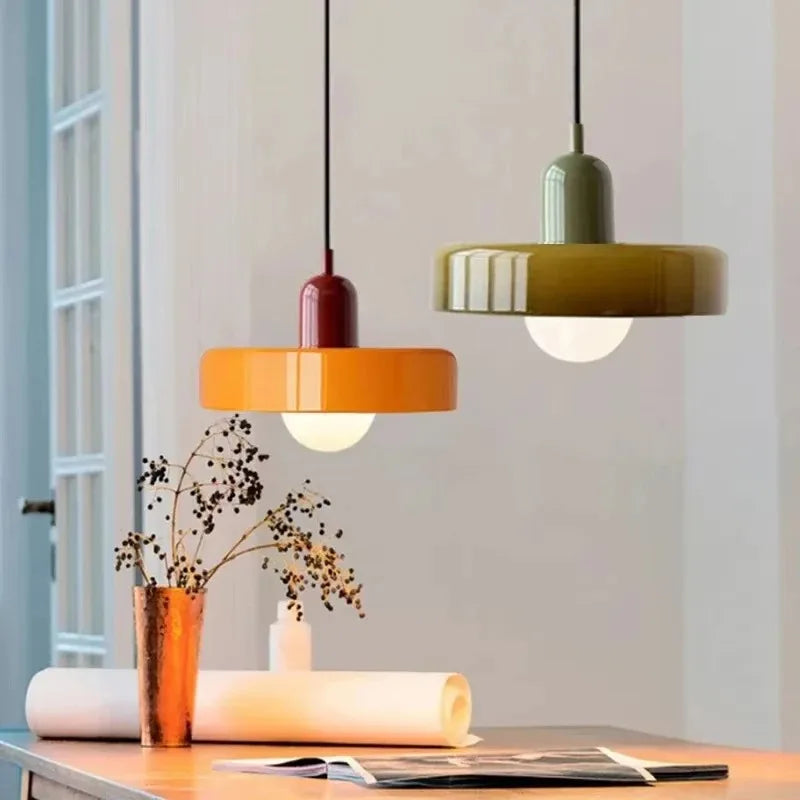 Nordic Retro Glass Pendant