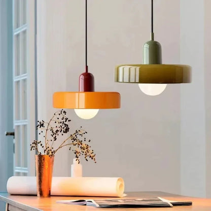 Nordic Retro Glass Pendant