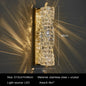 Elegant Crystal LED Wall Sconce for Luxe Interiors