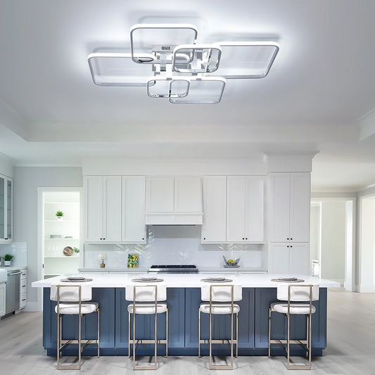 SmartGlow Dimmable LED Chandelier with Remote