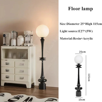 Mid Century Floor Lamp Minimalist Column Floor Lamp