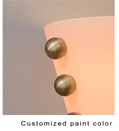 Chic Glass Bloom Wall Sconce - Pink & Green Delight