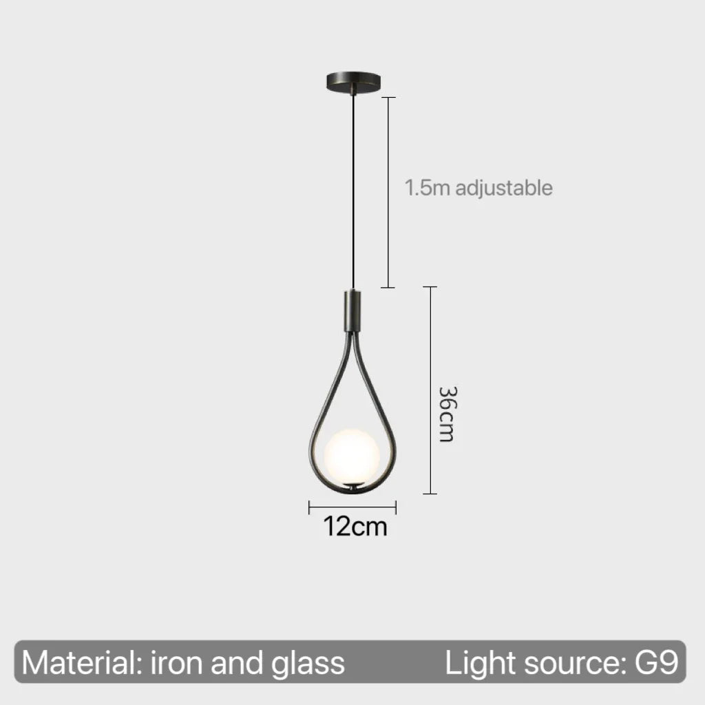 Black Pendant Lighting for Bedroom Bedside Shop