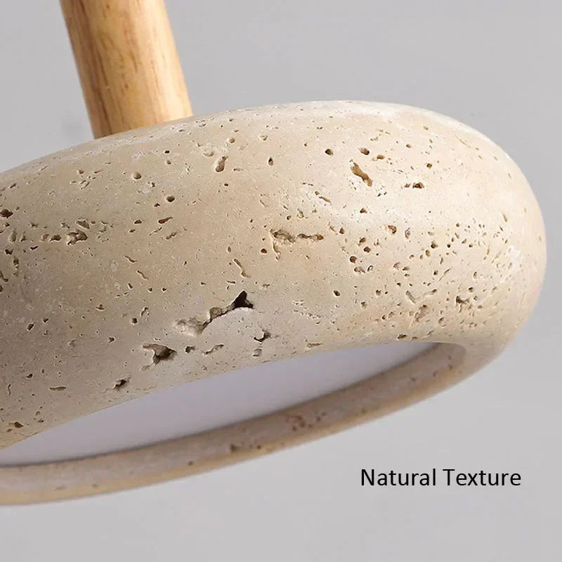 Travertine Disc Pendant