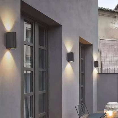 Double Head Outdoor Wall Light