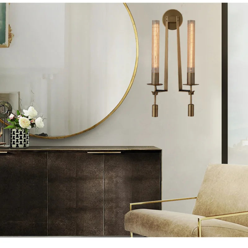 CopperGlow Modern Wall Sconce Light Fixture