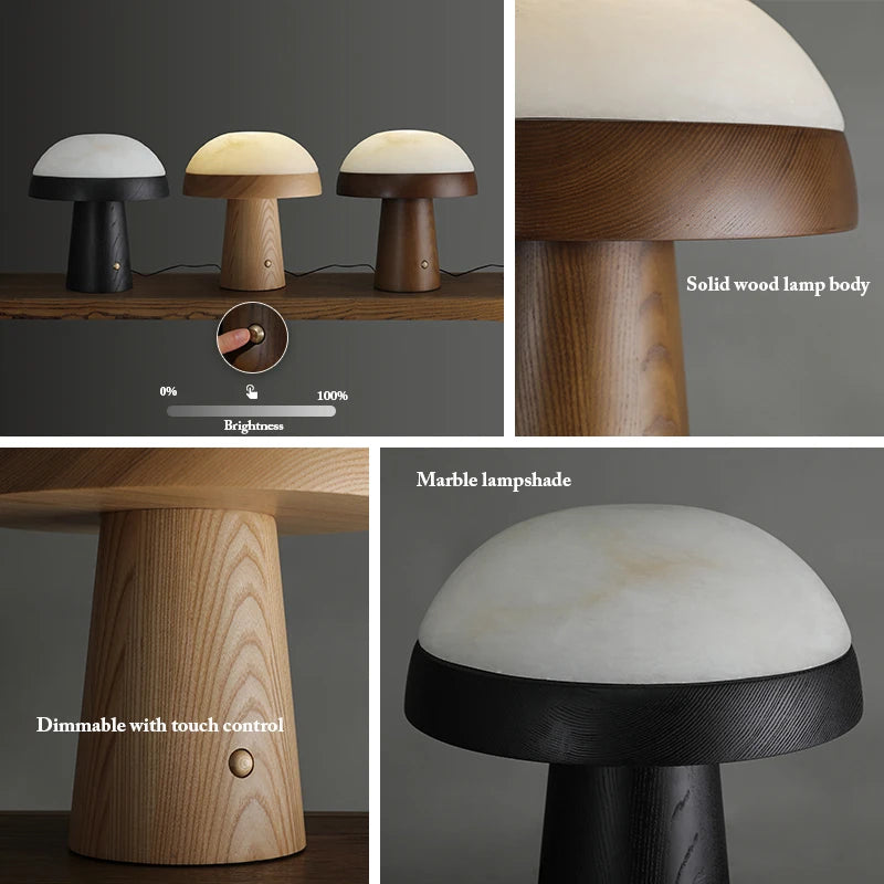 WoodMarb Glow: Sleek LED Desk Lamp